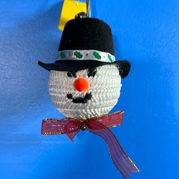 Snowman Christmas Tree Ornament Holiday Winter Decor Cute Hanging Gift - Picture 1 of 2